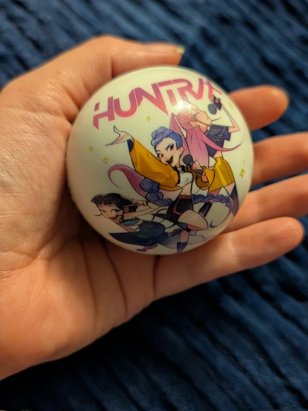 New 12 Piece K-pop Demon Hunters Bouncy Stress Balls